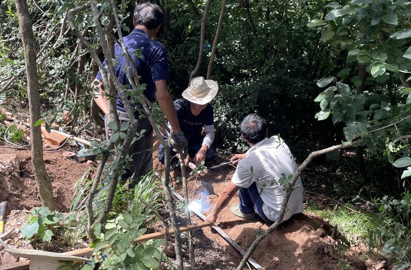 防雷接地施工現(xiàn)場